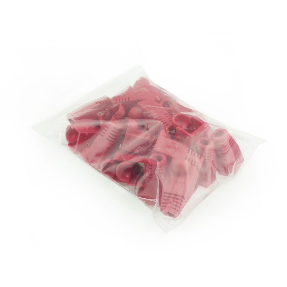 ACT RJ45 boot for 6.5 mm cable Red