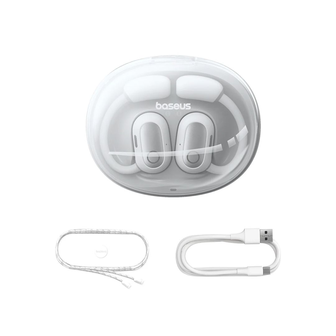 Baseus Eli Sport 1 Open-Ear Bluetooth Headset White