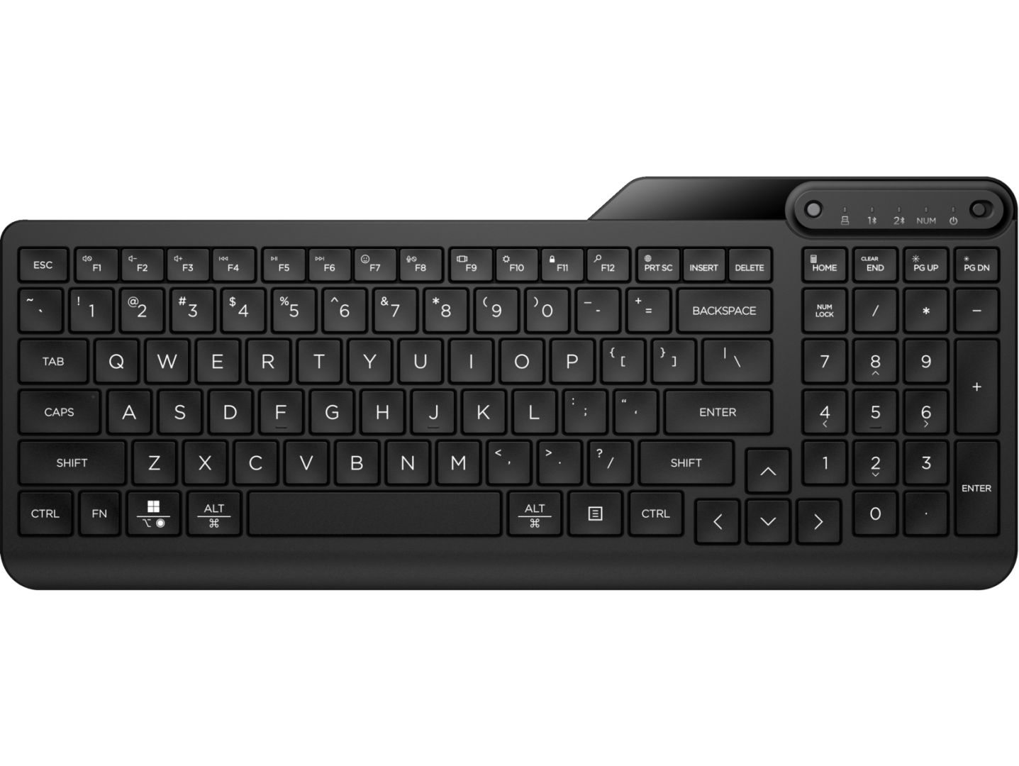 HP 475 Dual-Mode Wireless Bluetooth Keyboard Black HU