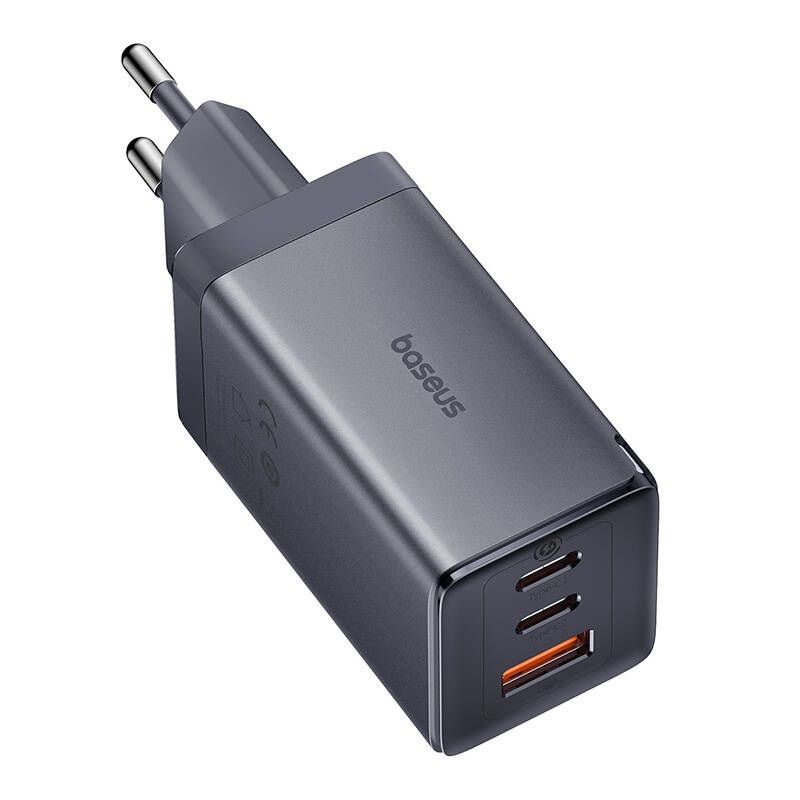 Baseus GaN5 65W Charger with 1m Type-C Cable Grey