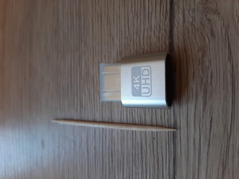 HDMI Emulátor 4K Ezüst