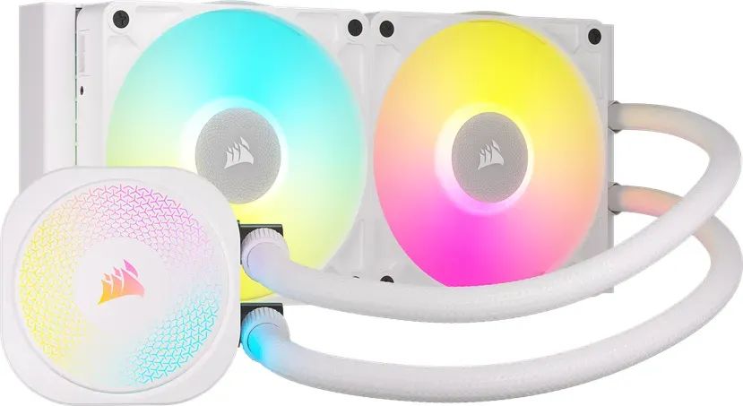Corsair iCUE LINK TITAN 240 RX RGB AIO Liquid CPU Cooler White
