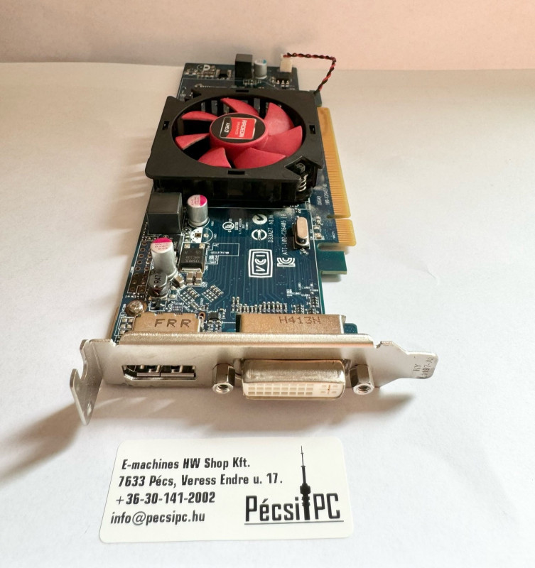 AMD Radeon HD 7450 1GB 64bit videókártya (DVI + Display port) Low Profile