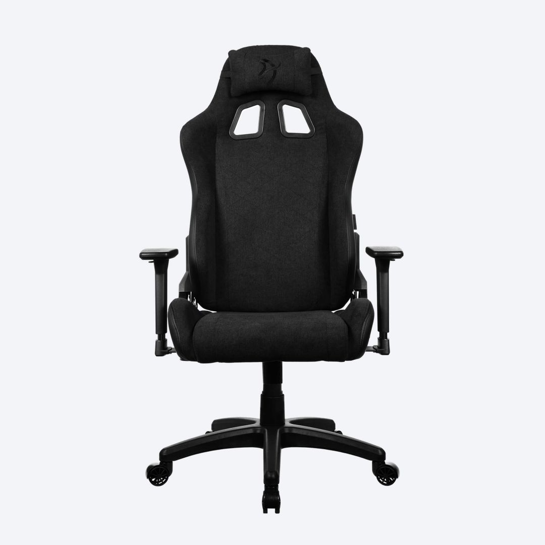 Arozzi Avanti Soft Fabric Gaming Chair Pure Black