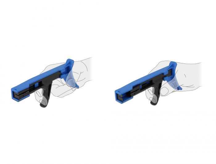 DeLock Cable tie assortment box with tensioning tool 350 pieces assorted colours