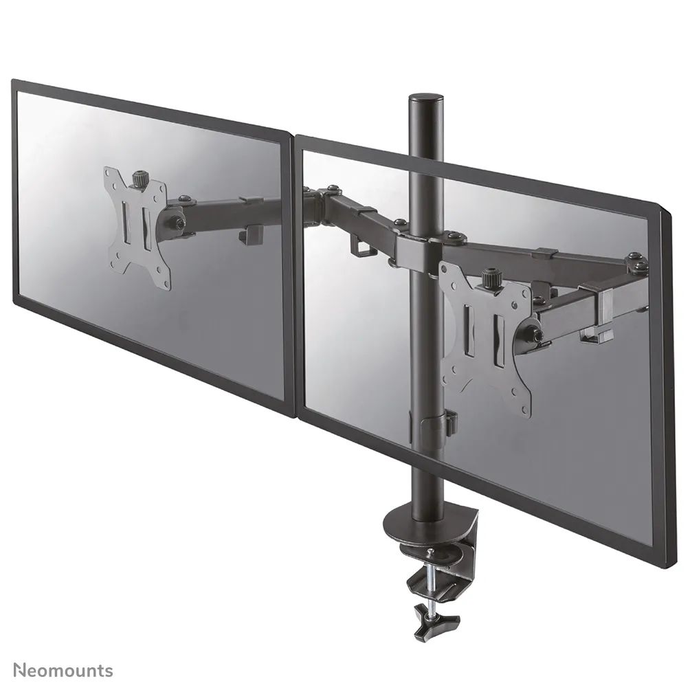 Neomounts FPMA-D550DBLACK Full Motion Dual desk monitor arm 10"-32" Black
