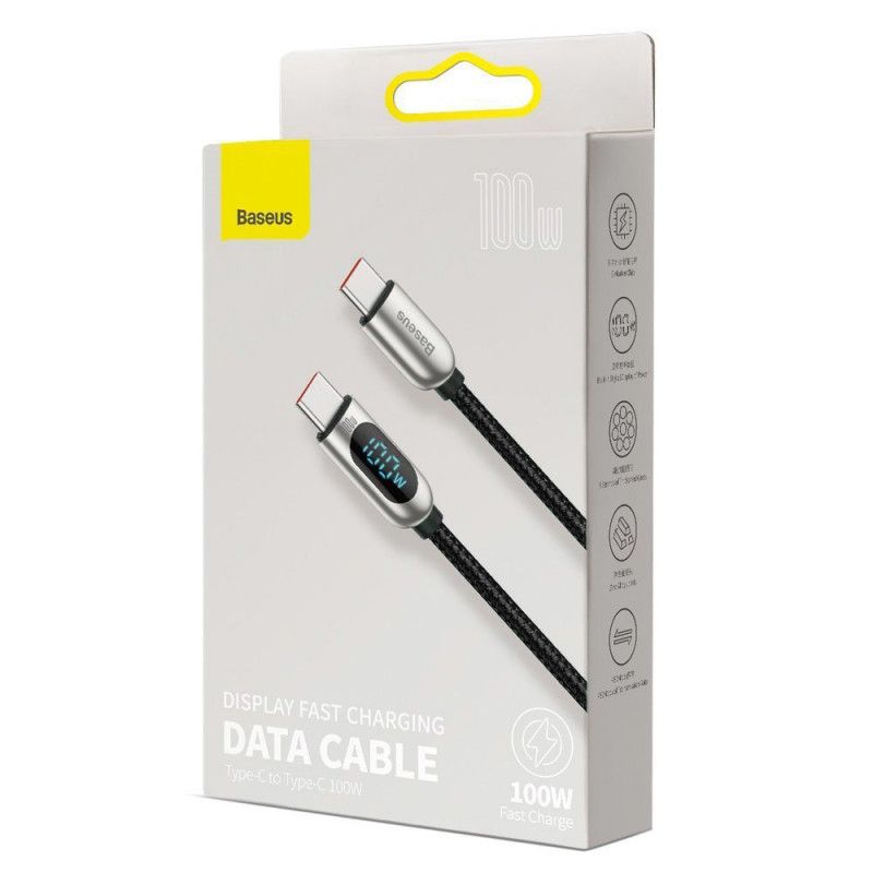 Baseus Display USB-C USB-C 1m Black