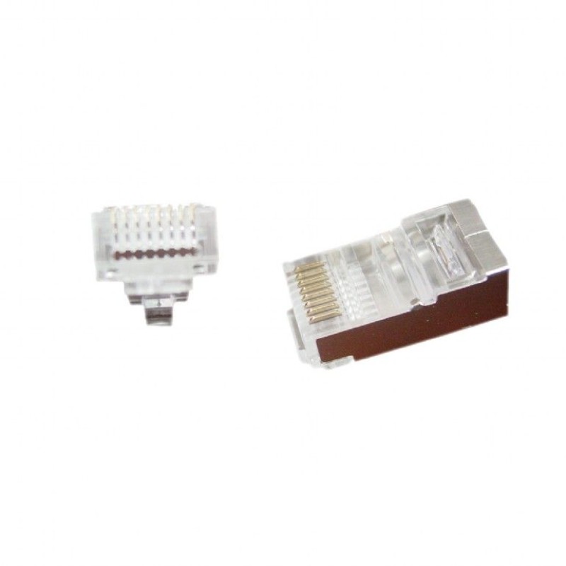 Gembird RJ45/LC-PTF-01 pass-through Modular plug 8P8C for solid Universal LAN cable FTP 1 pcs