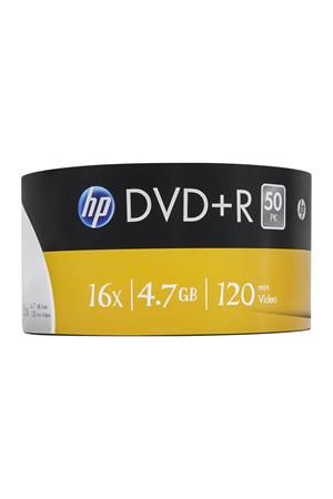 HP DVD+R 4,7Gb 16x Zsugor csomagolás 50db/csomag (50-es címke)