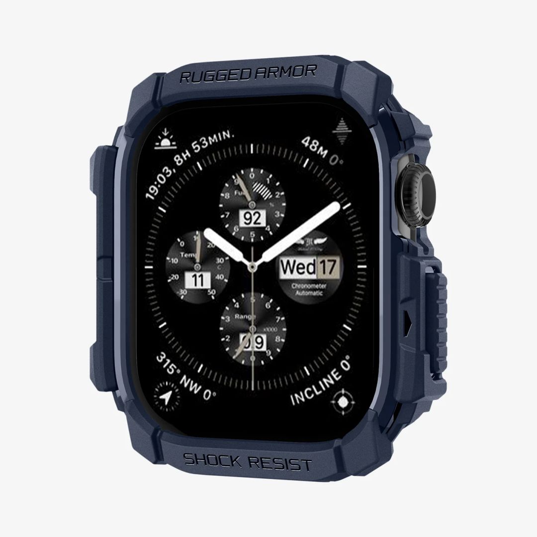 Spigen Rugged Armor Apple Watch 10 42mm Navy Blue