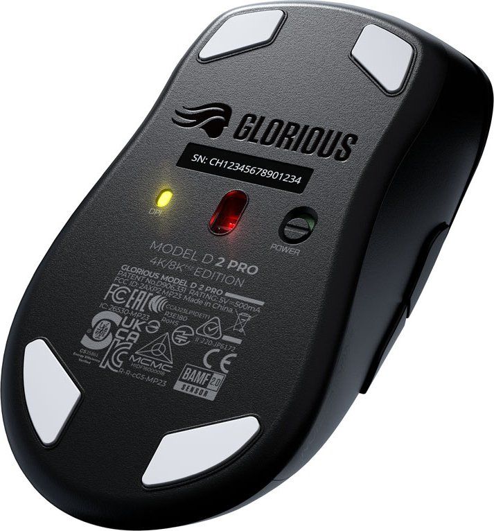 Glorious Model D 2 PRO Series Wireless Mouse 4K/8KHz Edition Black