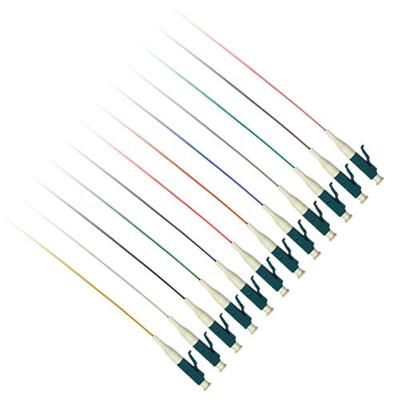 ACT LC 50/125 OM4 fiber pigtail set of 12 pieces