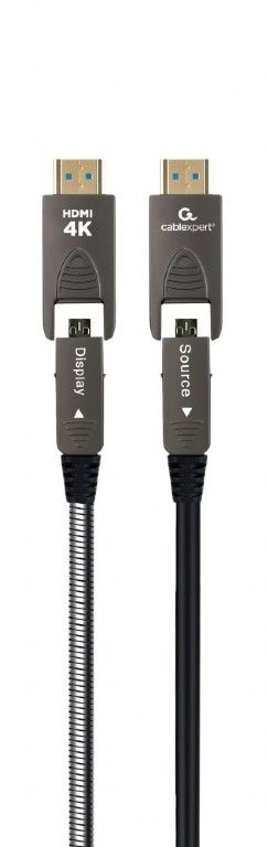 Gembird CCAP-HDMIDD-AOC-10M Active Optical AOC High speed HDMI D-A cable with Ethernet AOC Premium Series 10m Black