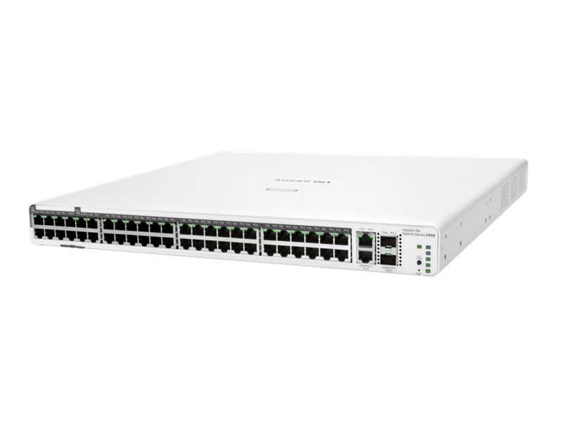 HP Aruba Instant On JL809A 1960 48G 40p Class4 8p Class6 PoE 2XGT 2SFP+ 600W Switch