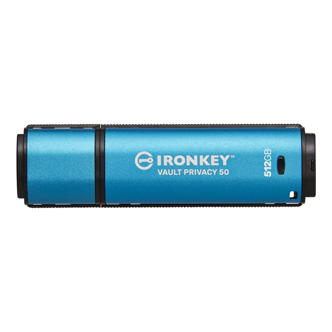 Kingston 512GB IronKey Vault Privacy 50 USB3.2 Blue