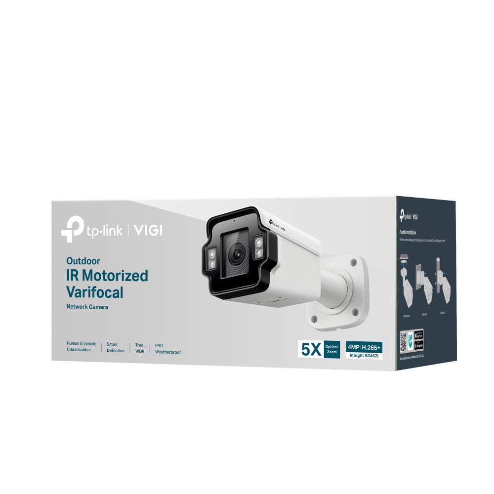 TP-Link InSight S345ZI VIGI 4MP Outdoor IR Motorized Varifocal Bullet Network Camera