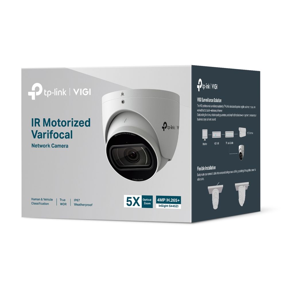 TP-Link InSight S445ZI VIGI 4MP IR Motorized Varifocal Turret Network Camera