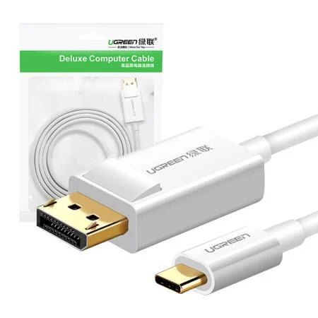 UGREEN USB-C - DisplayPort cable 1,5m White