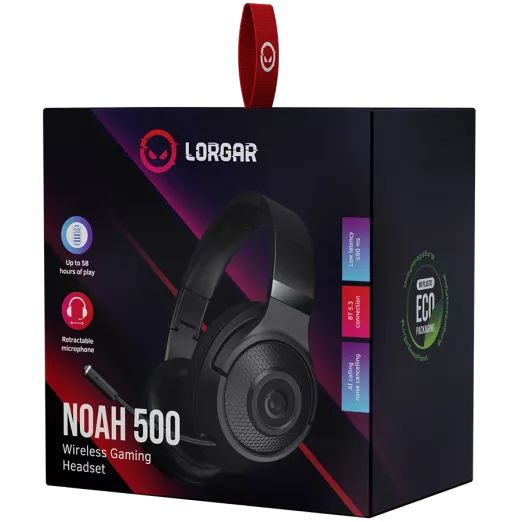 LORGAR Noah 500 Bluetooth Headset Black