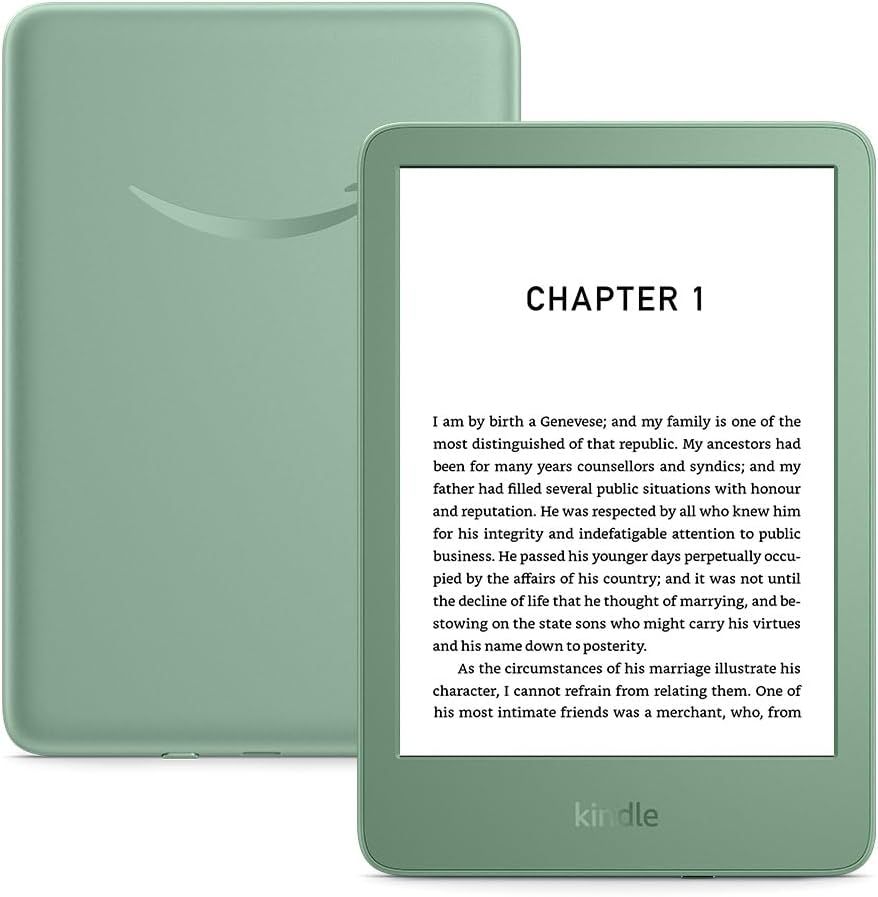 Amazon Kindle (2024) 6" E-book olvasó 16GB Matcha (Reklám mentes)