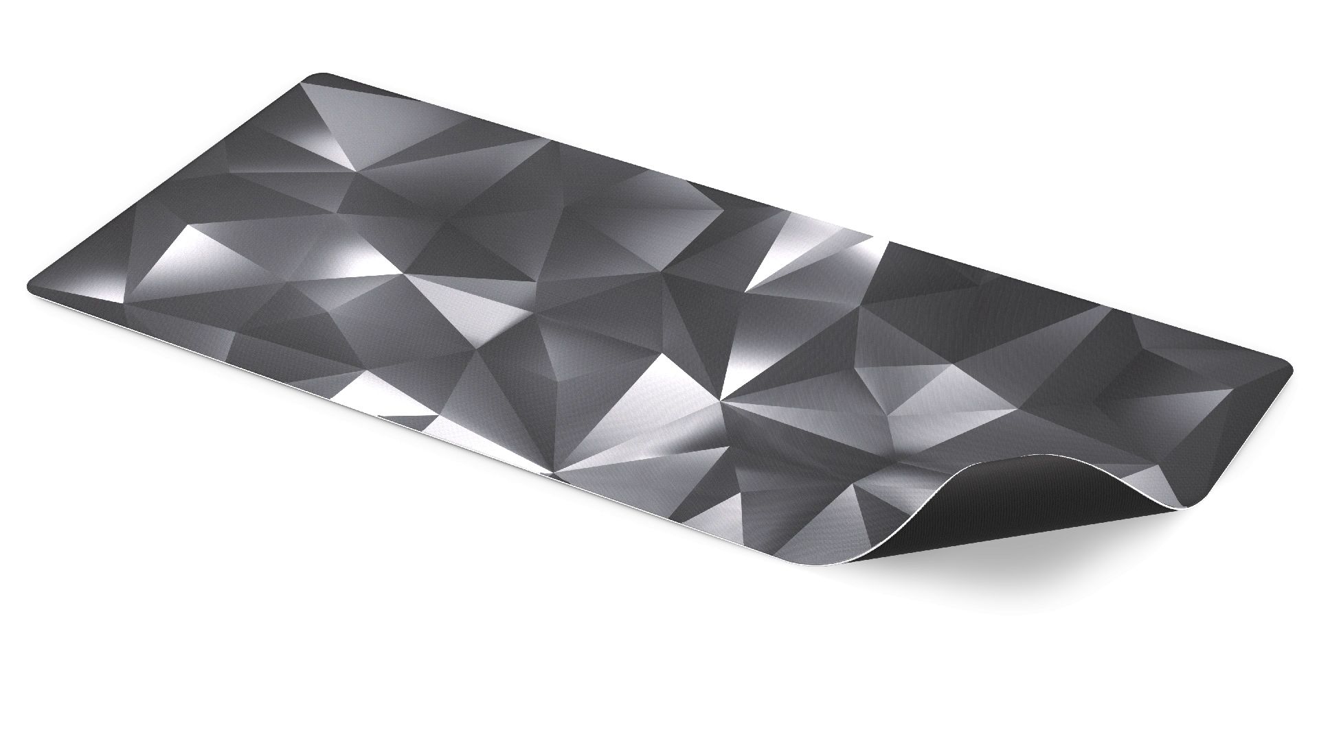 Endorfy Crystal Black XL Egérpad Black/White