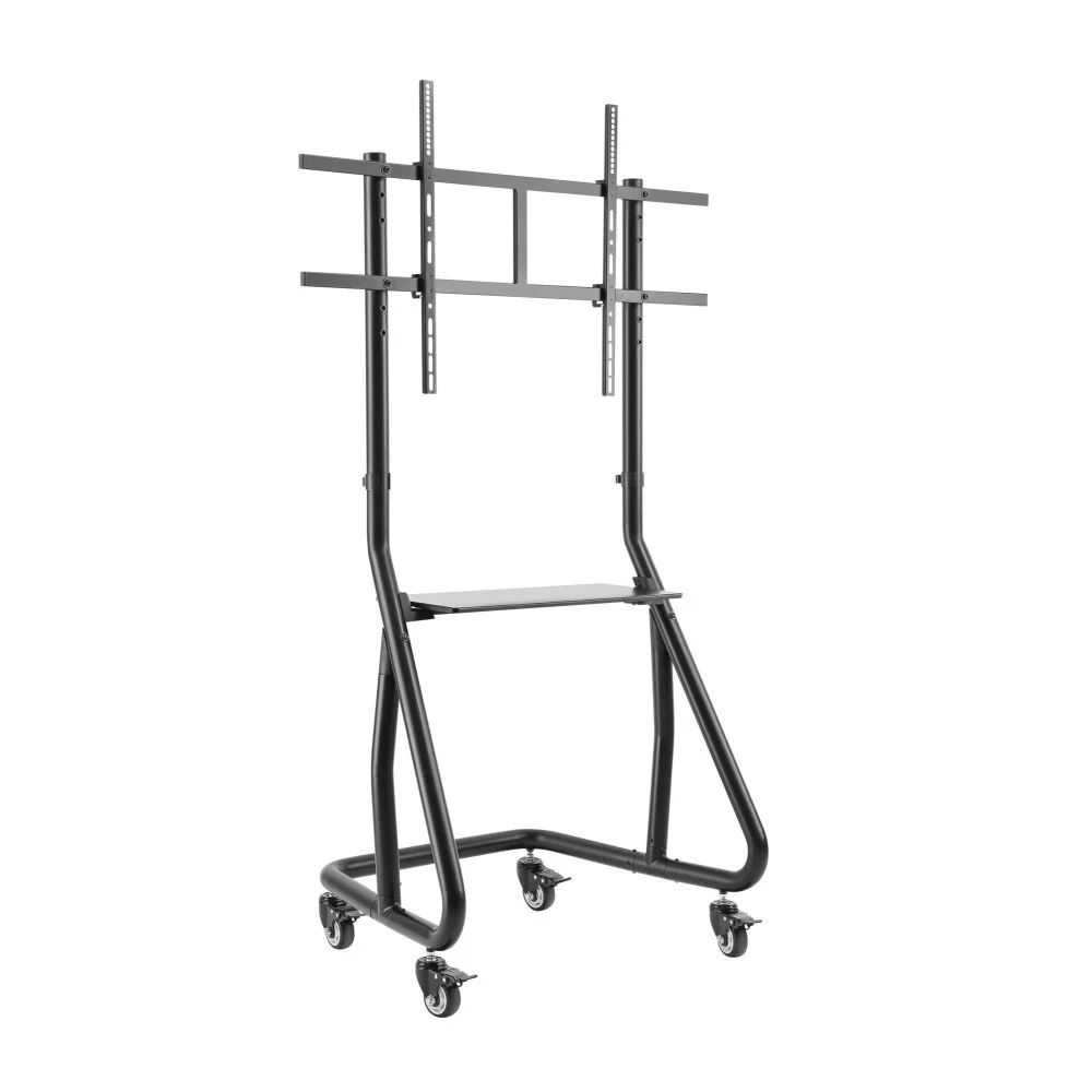 TECHLY  Trolley Floor Support for TV from 60" to 105" Black