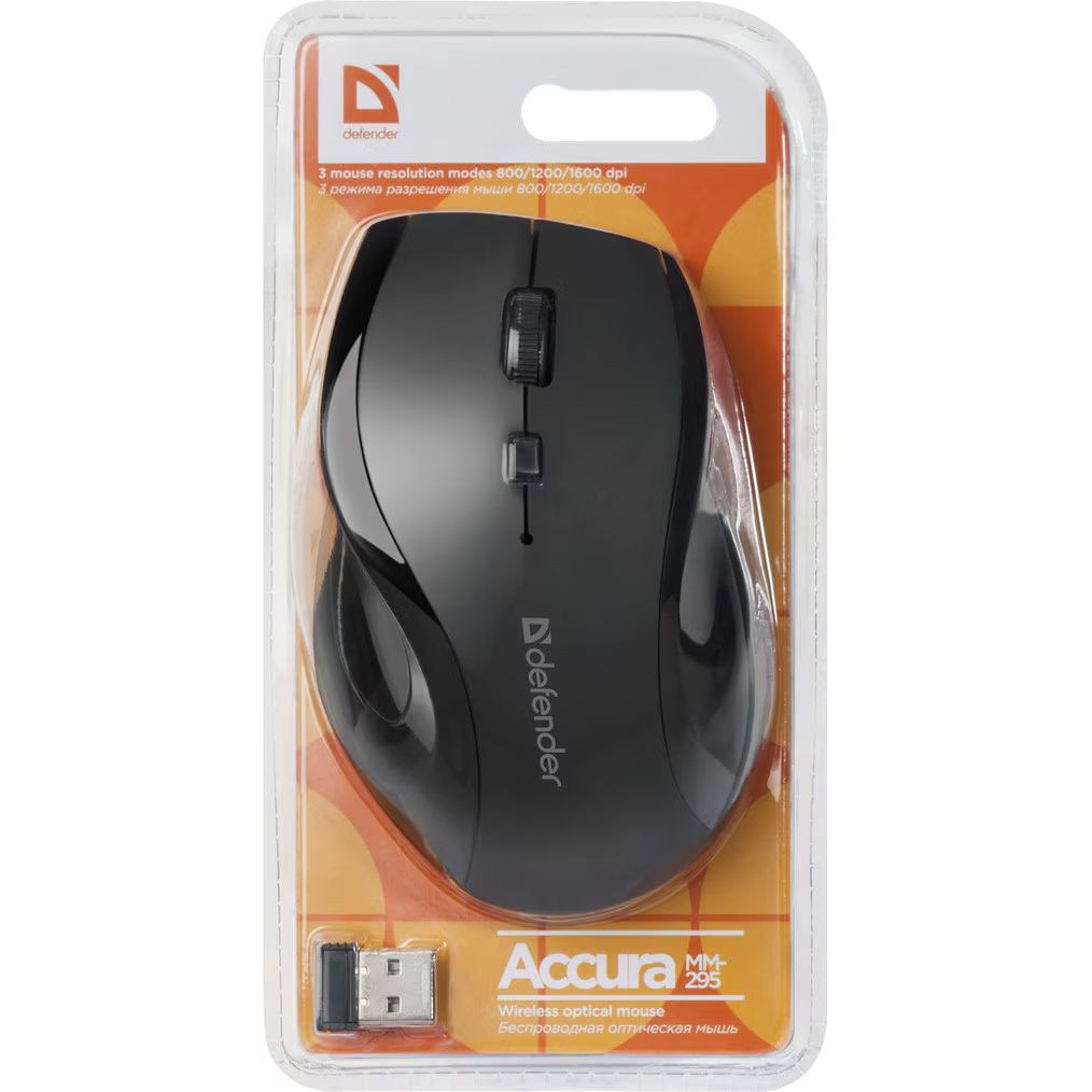 Defender Accura MM-295 Wireless Mouse Black