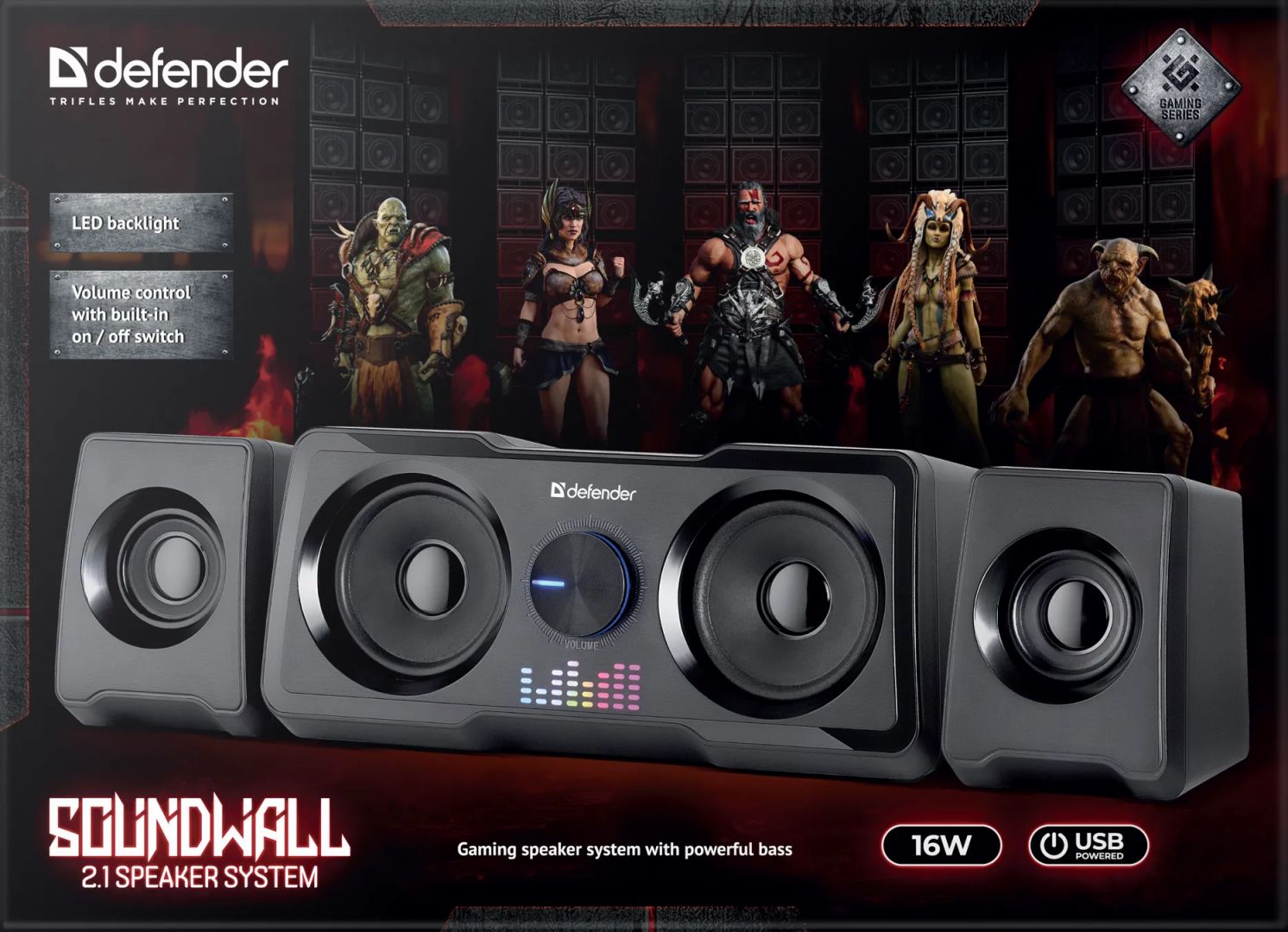 Defender Soundwall Black