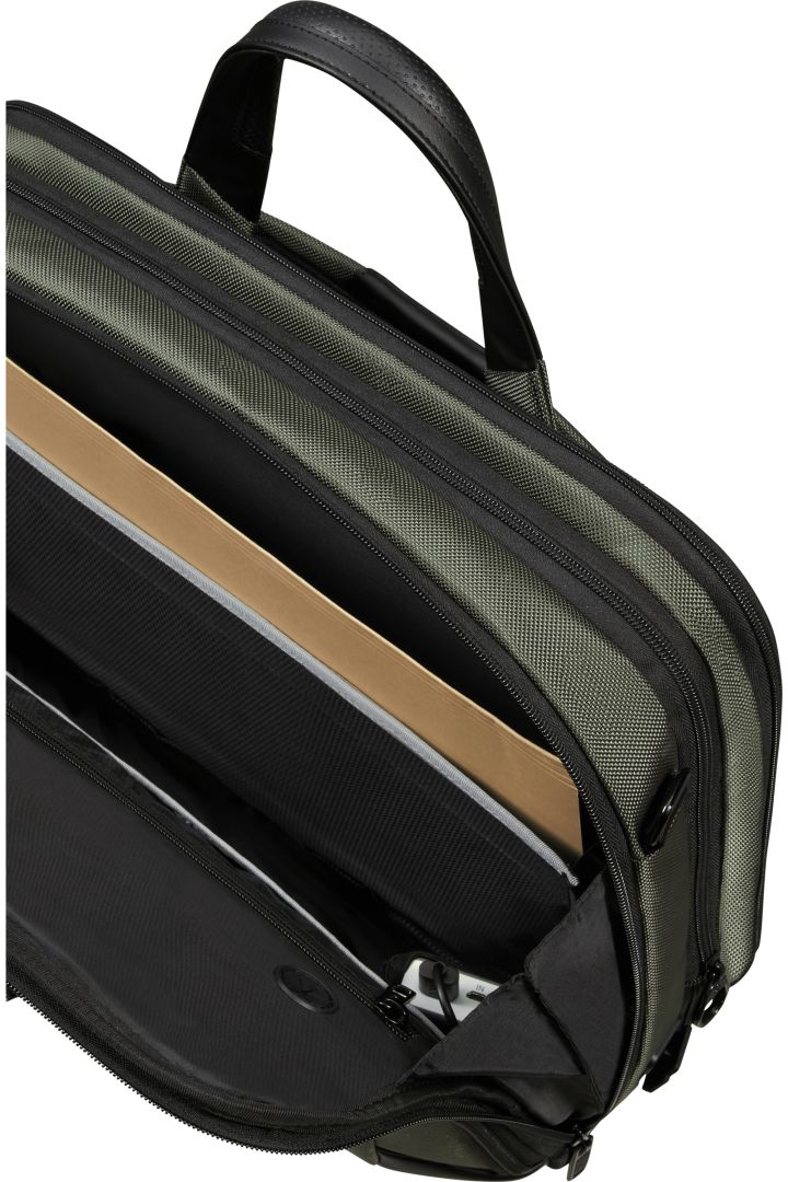 Samsonite Pro-DLX 6 Bailhandle Expandable 15,6" Green