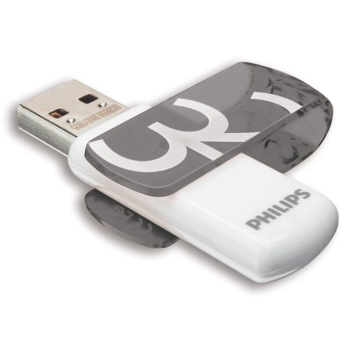 Philips 32GB Vivid USB2.0 White/Grey