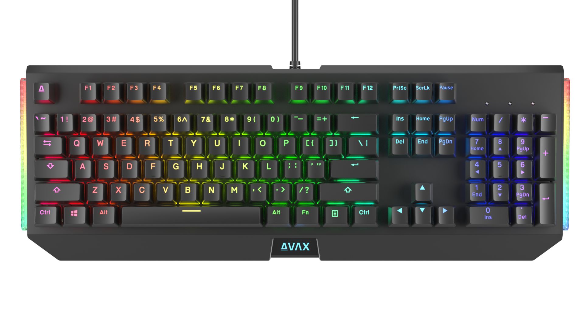 Avax FS01 Full size Gaming Keyboard Black HU