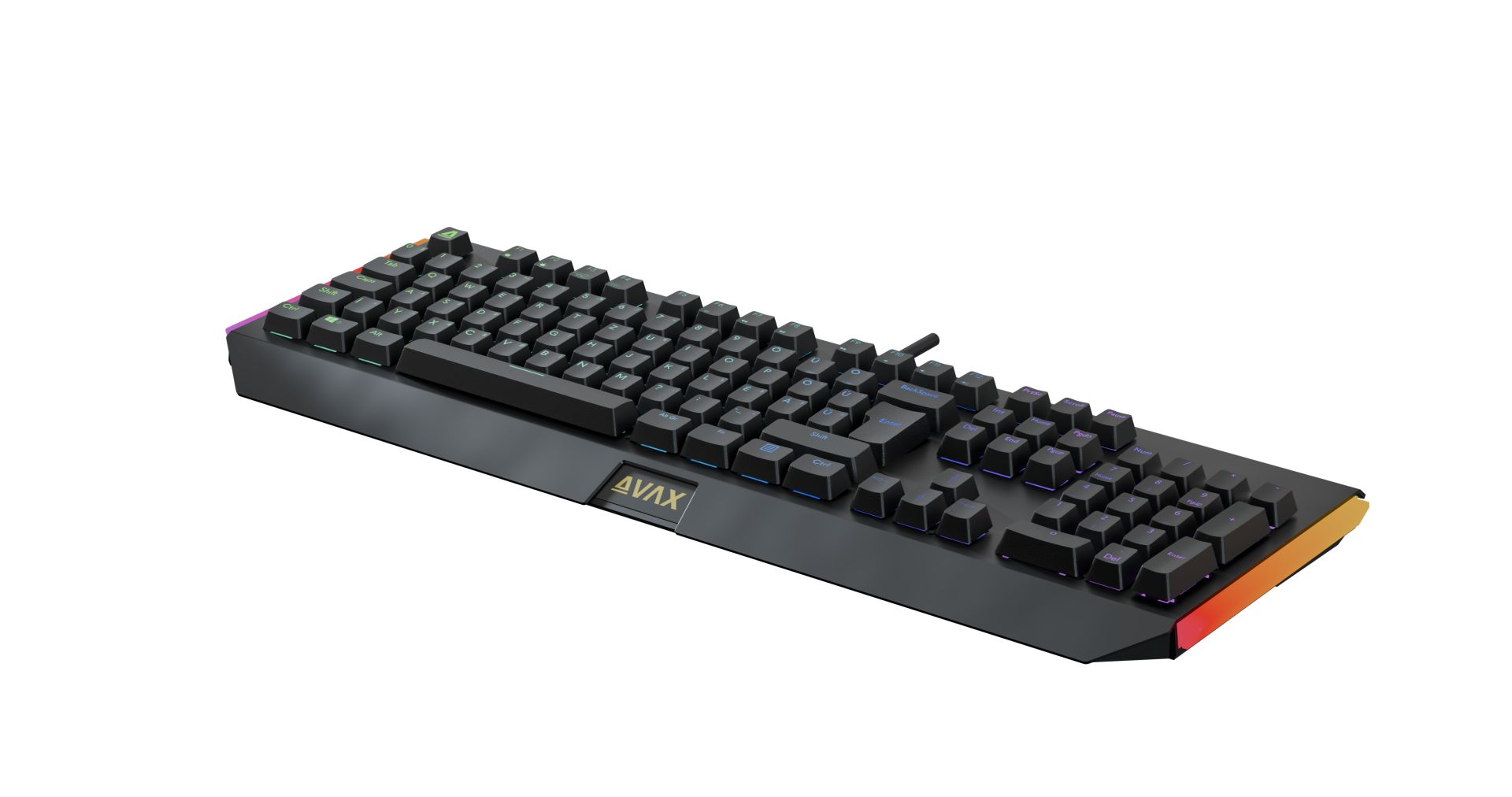 Avax FS01 Full size Gaming Keyboard Black HU
