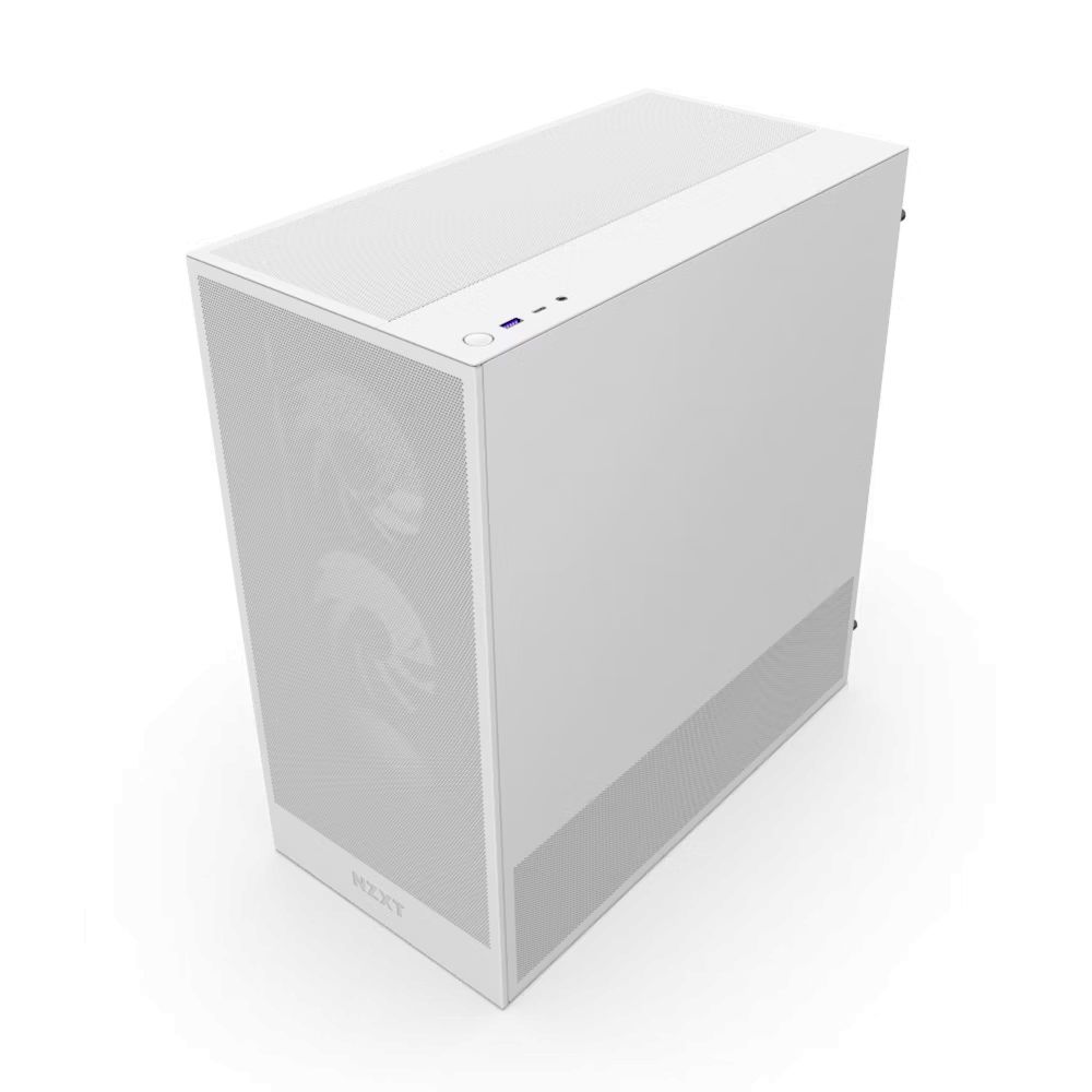 NZXT H5 Flow RGB (2024) Tempered Glass White