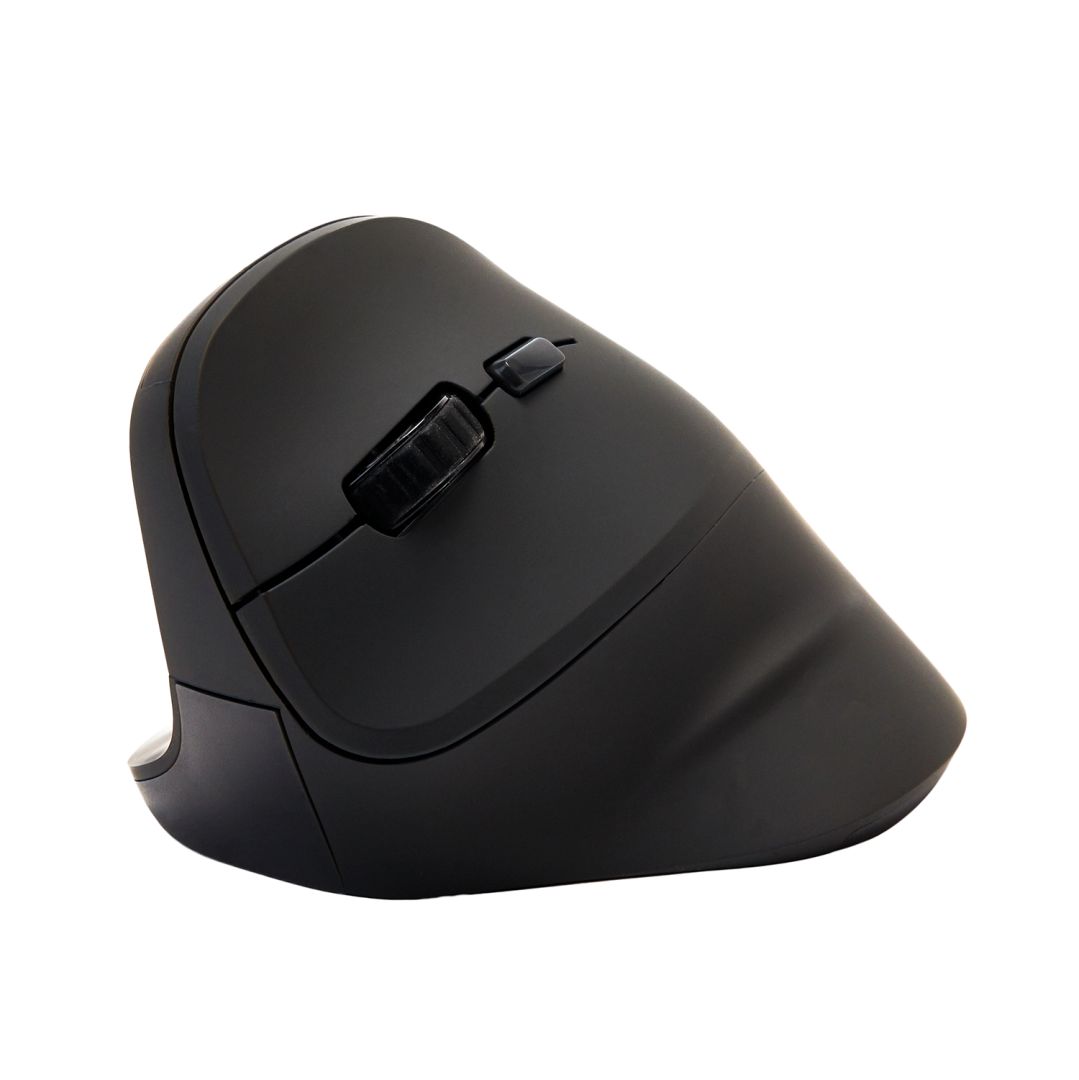 V7 MW400L Left Hand 2.4Ghz Vertical Ergonomic Mouse Black