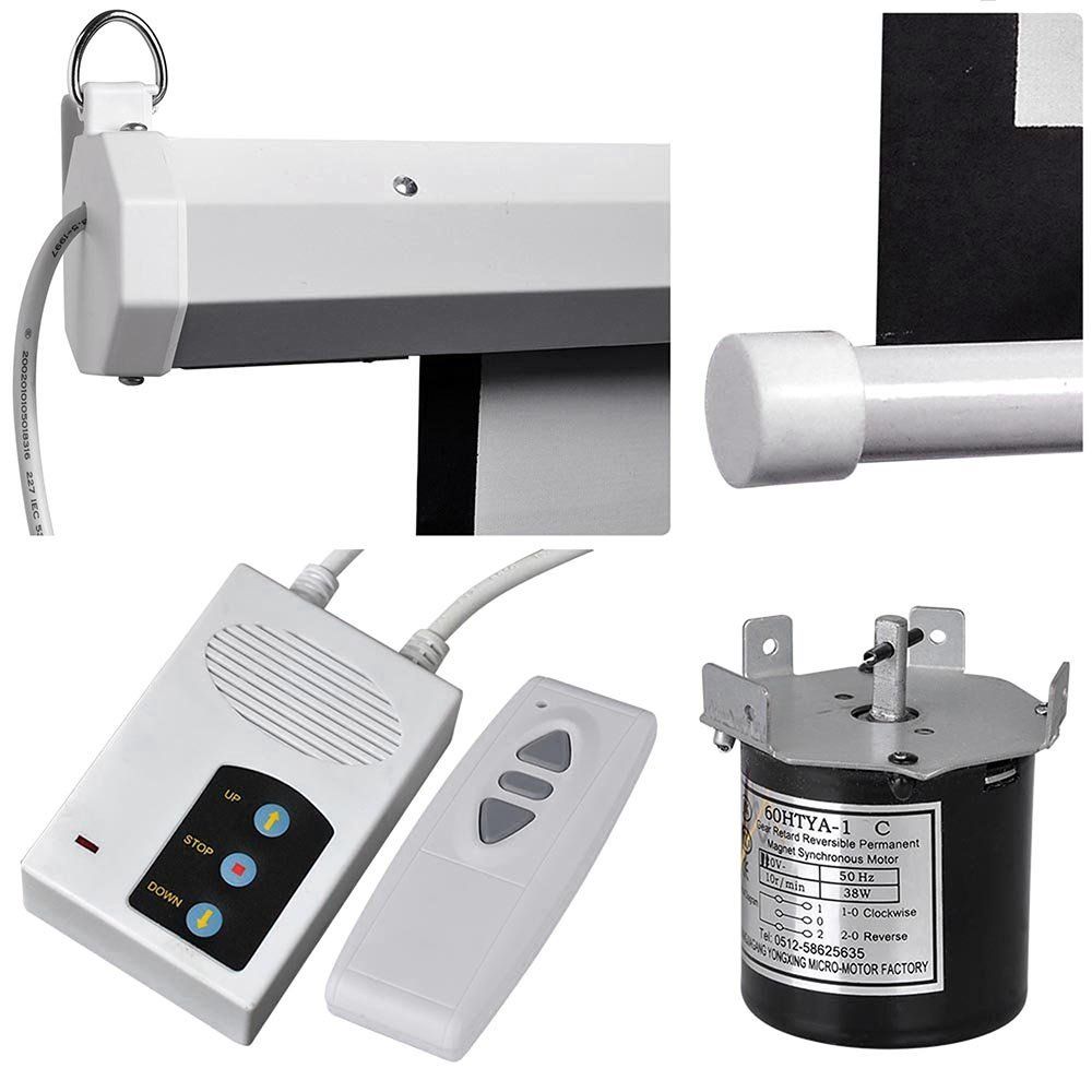 Medium Motoros vetítővászon 16:9 221x124cm Matt fehér