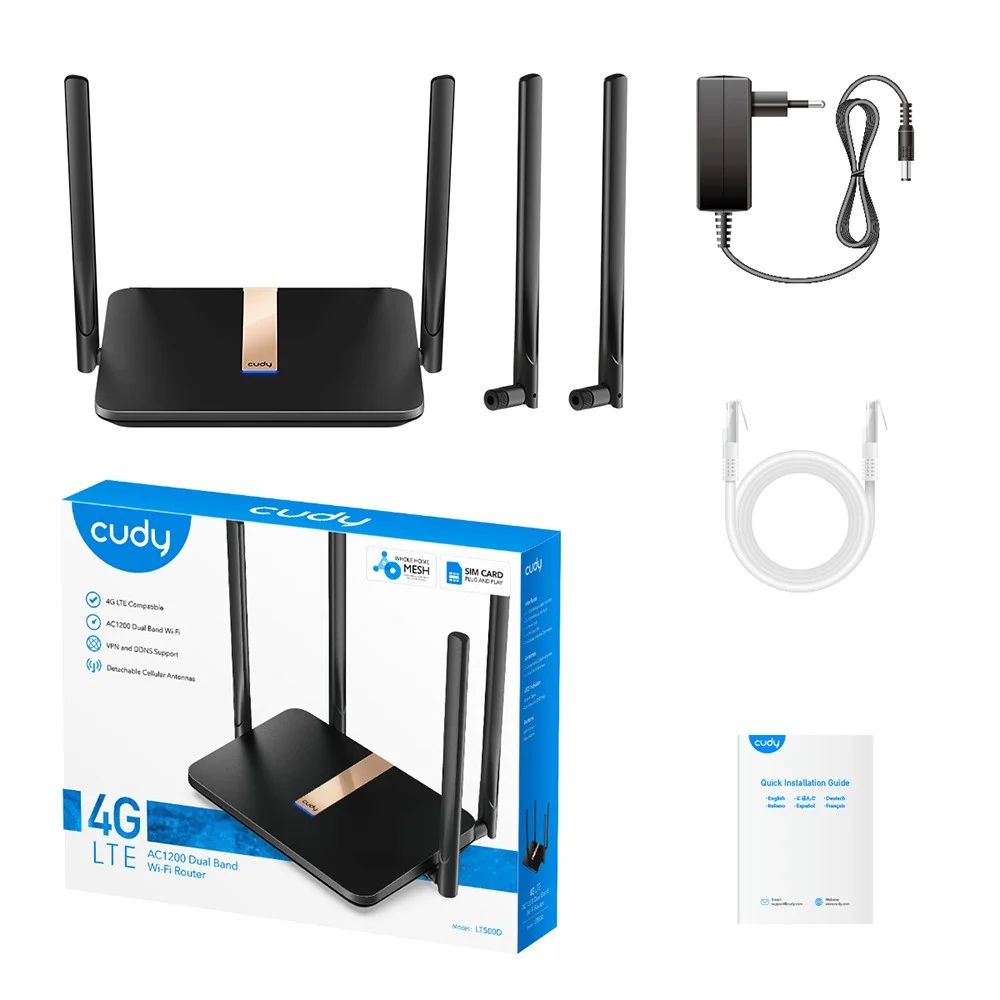 Cudy AC1200 Wi-Fi Mesh 4G LTE Router