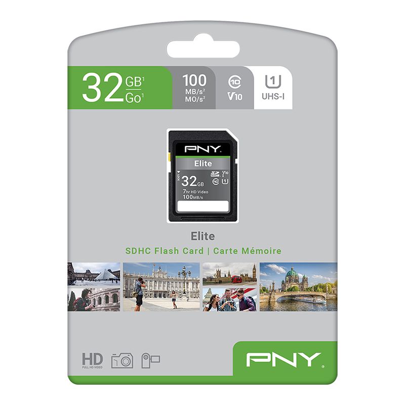 PNY 32GB SDHC Elite Class 10 U1 V10