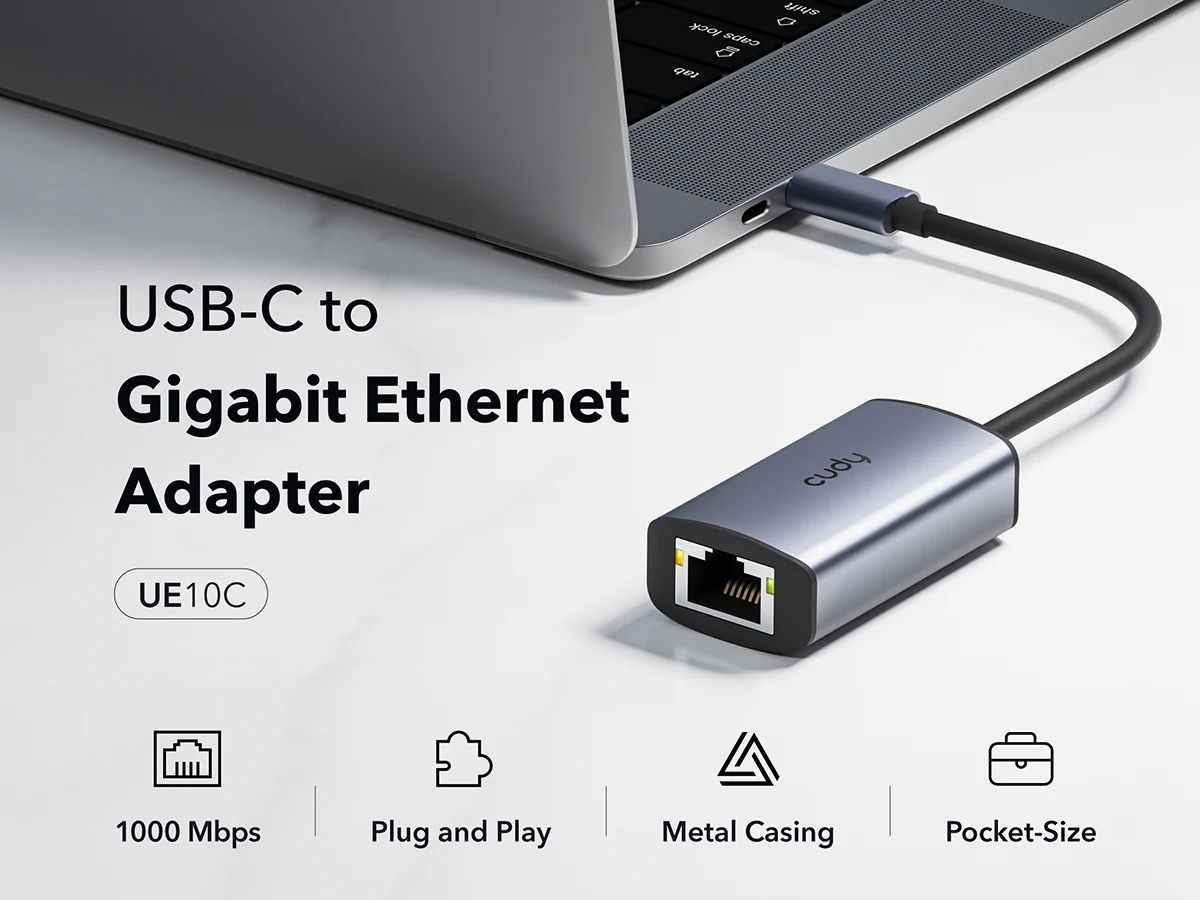 Cudy UE10C USB-C to Ethernet Adapter