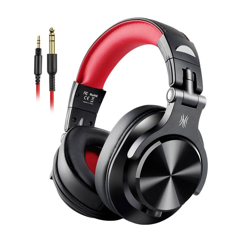 OneOdio A71 Headphones Black/Red