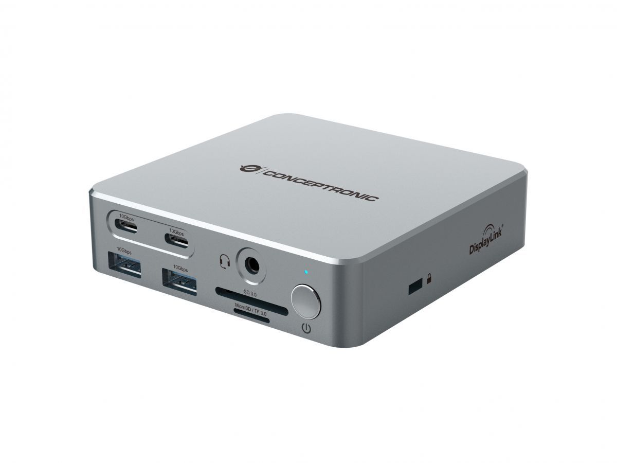 Conceptronic  DONN25G 15-in-1 DisplayLink Docking Station