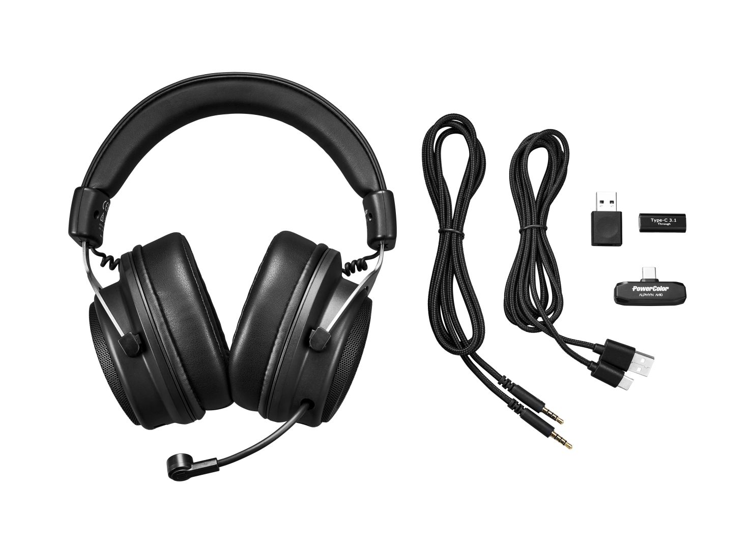 PowerColor ALPHYN AH10 Wireless Gaming Headset Black