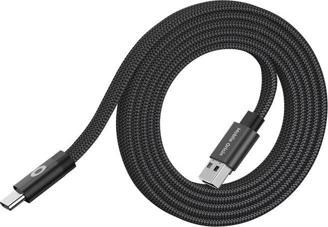 Mobile Origin Magnetic Flat Patented Original Cable USB-A to USB-C 1m Black
