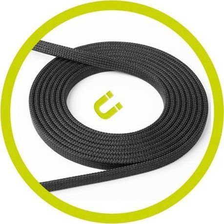 Mobile Origin Magnetic Flat Patented Original Cable USB-A to USB-C 1m Black