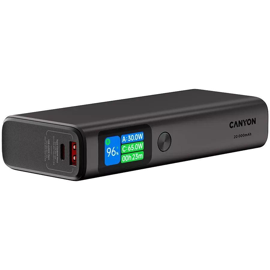 Canyon OnPower 230 20000mAh PowertBank Dark Grey
