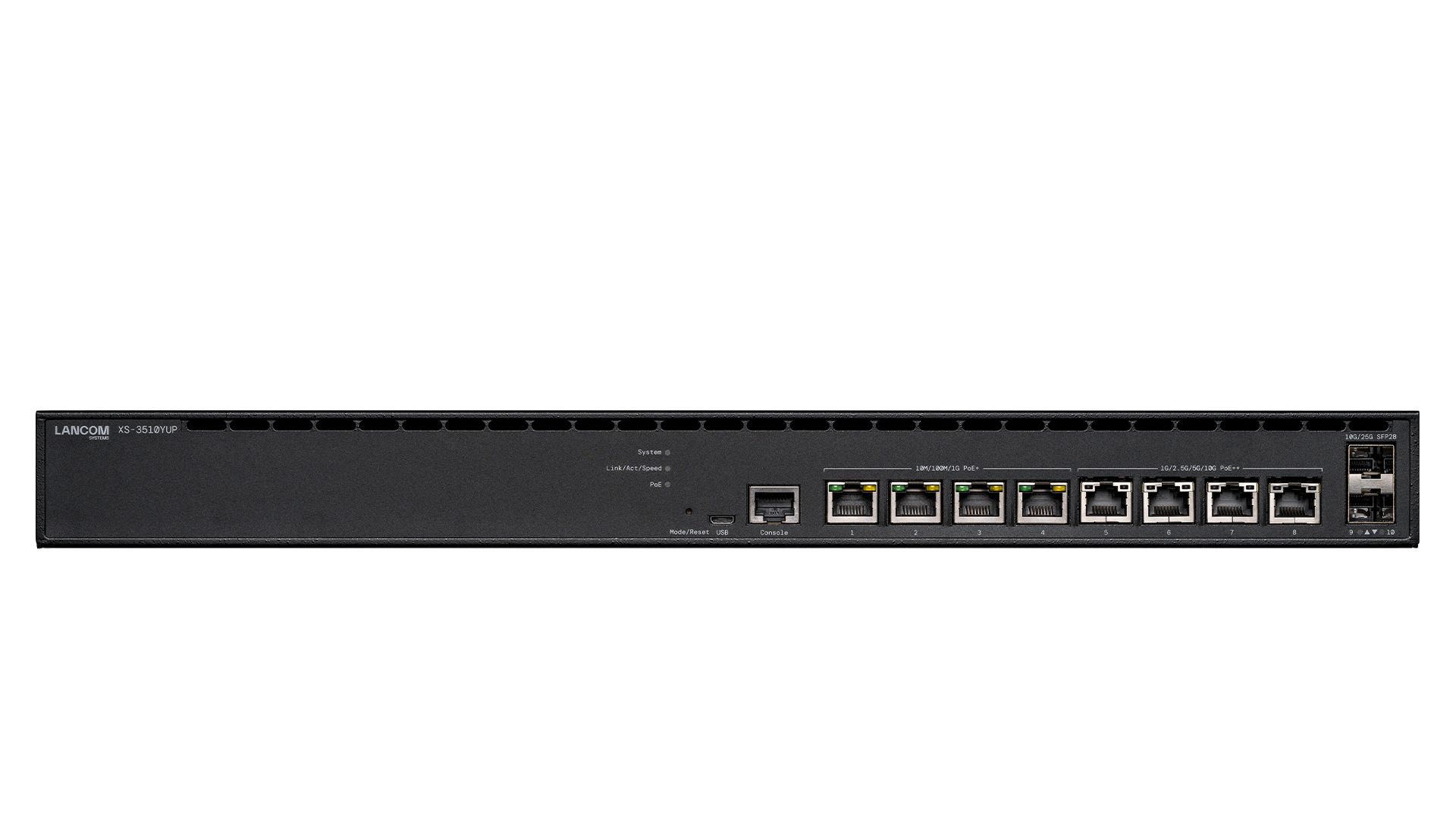 LANCOM XS-3510YUP 10G multi-Gigabit PoE++ access switch for small scenarios
