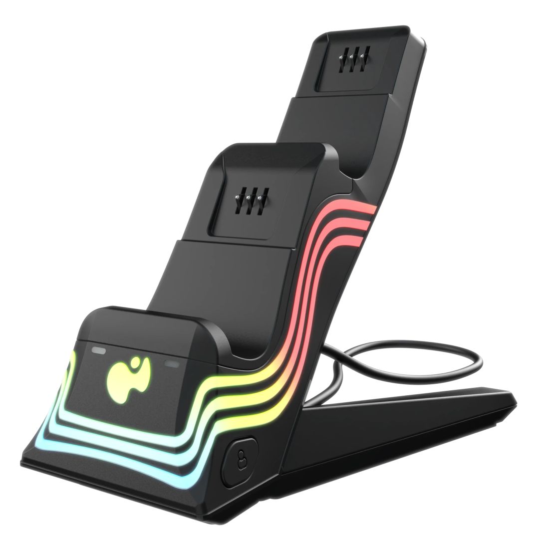 PDP Xbox Series X/S Black Afterglow Wave Dual Charger