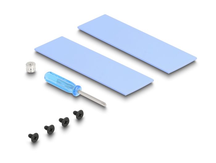 DeLock Heat sink with Fan for M.2 SSD 2280 Black