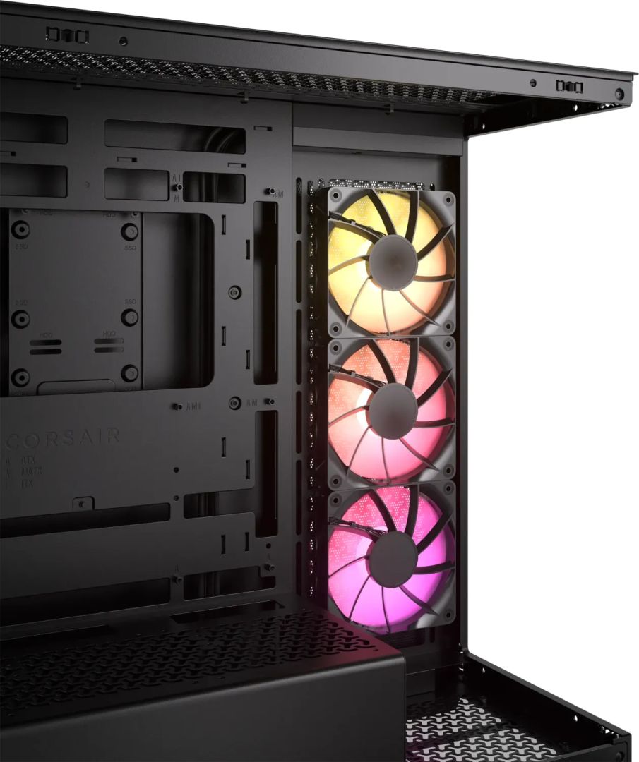 Corsair 3500X ARGB Tempered Glass Black