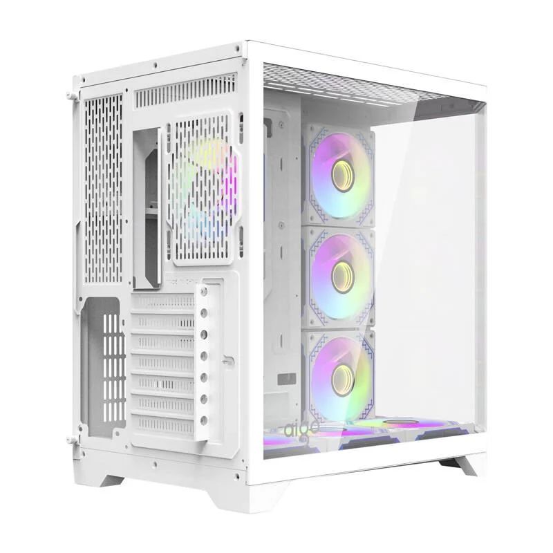 darkFlash FT418 Pro RGB Tempered Glass White