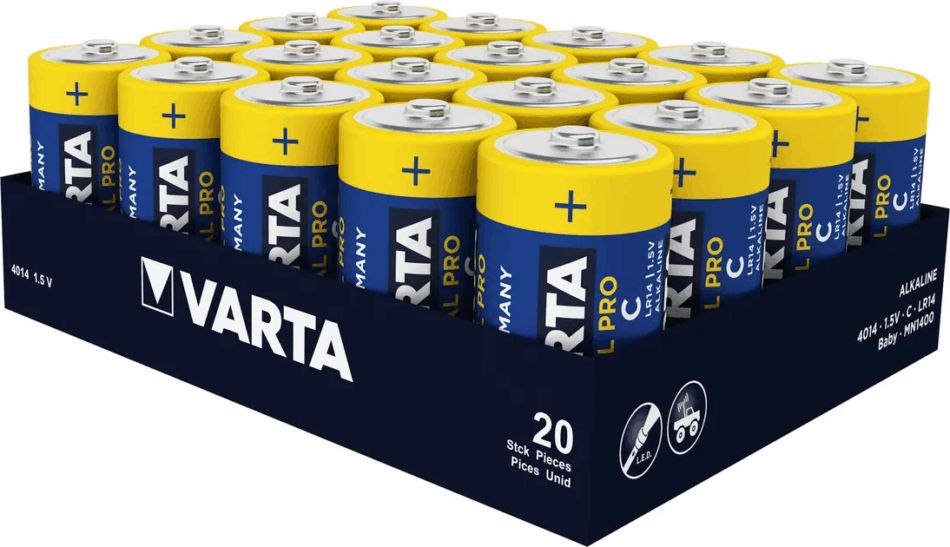Varta C Alkáli Elem 20db/csomag